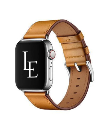 Apple Watch 49mm Empiriamptrade Verona ægte Læder Rem Hellbraun