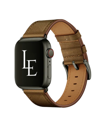 Apple Watch 49mm Empiriamptrade Verona ægte Læder Rem Retro Brun