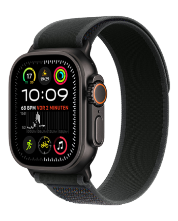 Apple Watch Ultra Lte 49mm Titan Case With Trail Loop Black