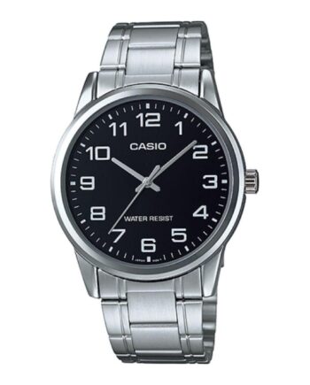 Armbåndsur Casio Collection Unisex Sort Sølv