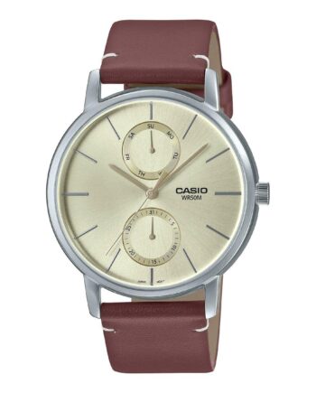 Armbåndsur Casio Mtp B310l 9avef Unisex Læderrem Atm