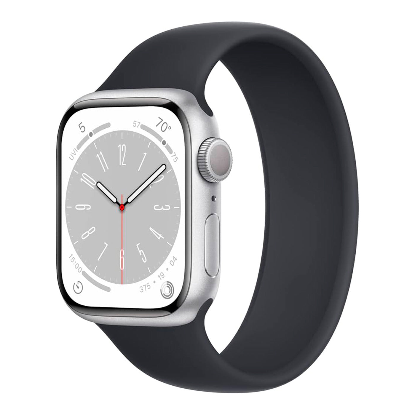 Brugt Apple Watch 41mm Aluminium Gpscellular Sølv Rigtig God