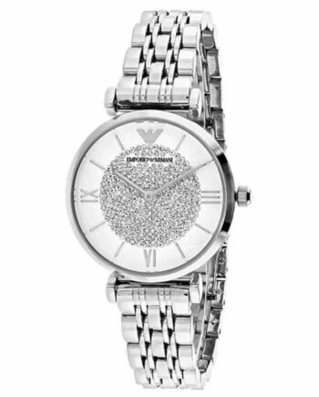 Emporio Armani Gianni Bar Silver Diamant Dameur Ar1925