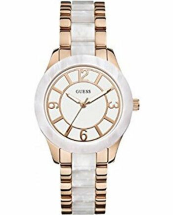 Guess Dameur W0074l2 Pink Sølvfarvet