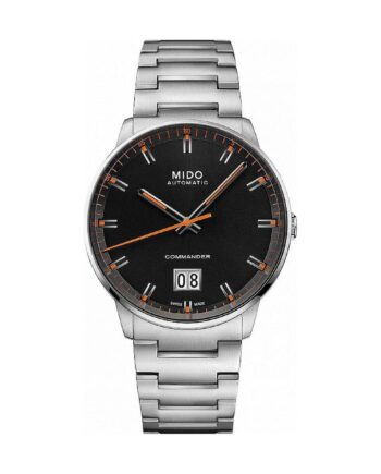 Herreur Mido Commander Automatisk Med Dato Rustfrit Stål