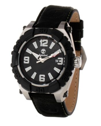 Herreur Timberland 13321jstb02bn ø45 Sort Læderrem