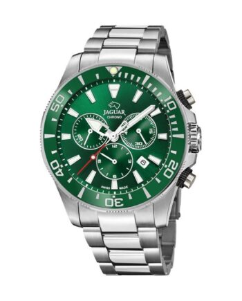 Jaguar Herreur J861 Herre Armbåndsur Med Grøn Urskive