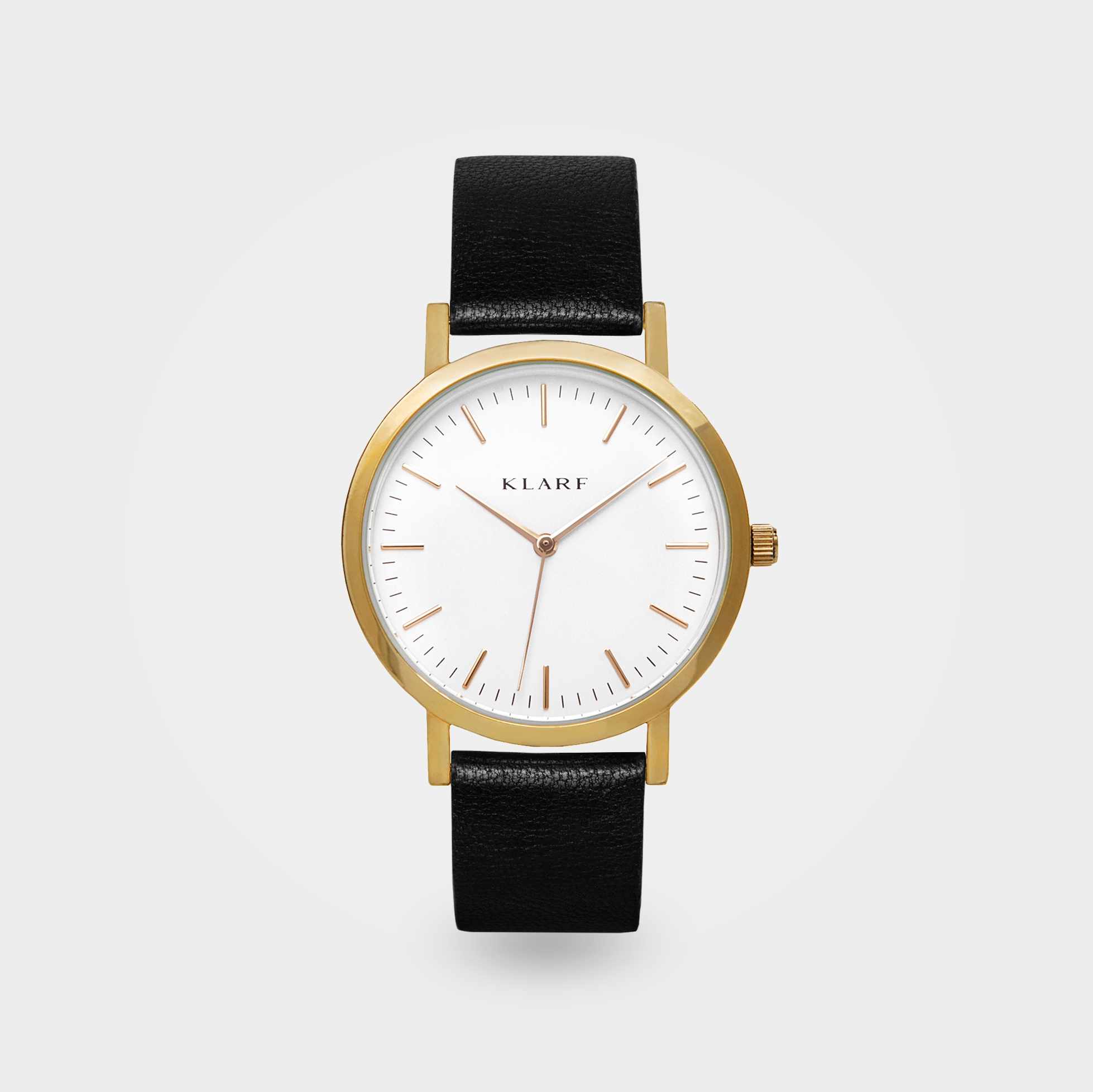 Klarf Classic White Black Leather Dameur