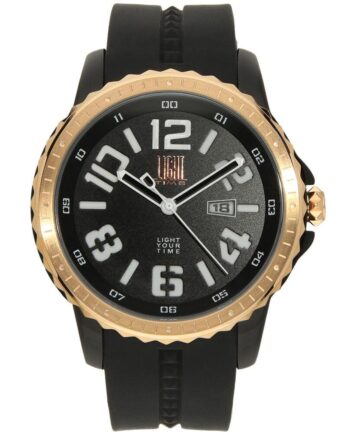 Light Time Speed Way Herreur Kvarts Silikonerem