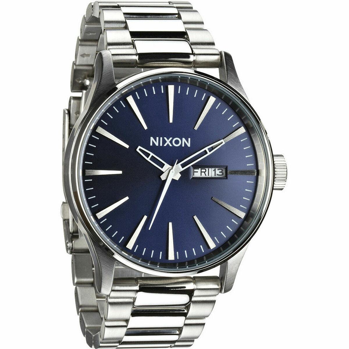 Nixon Herreur A356 1258 Sølvfarvet Analogt Armbåndsur