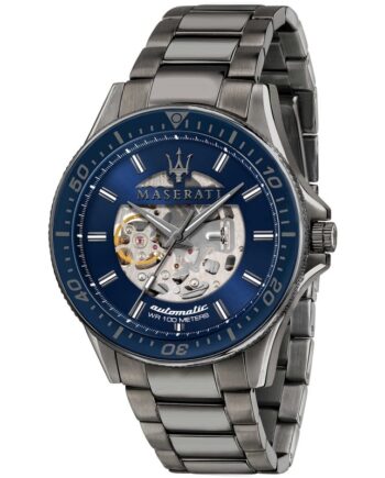 Maserati Sfida Skeleton Blue Herreur R8823140001