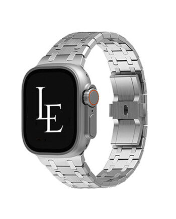Apple Watch 49mm Empiriamptrade Nexus Rustfri Stålrem Sølv