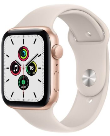 Apple Watch Gps 44mm Gold Aluminium Case With Starlight Sport Band Regular