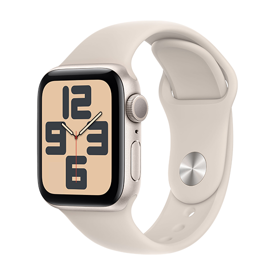 Apple Watch Se2 40mm Starlight Aluminium Sportb Starlight