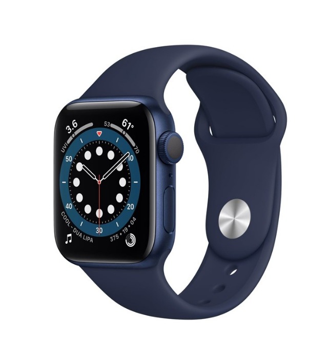 Apple Watch Series Gps 40mm Blue Aluminium Case With Deep Navy Sport Band