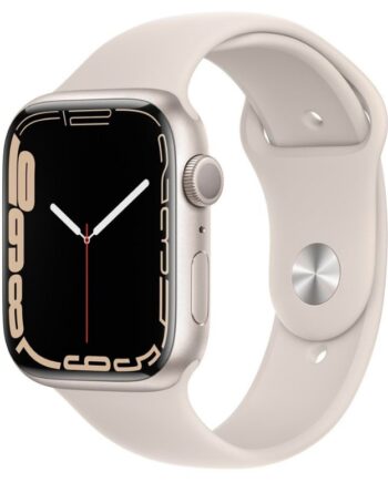 Apple Watch Series Gps 45mm Starlight Aluminium Case With Starlight Sport Band