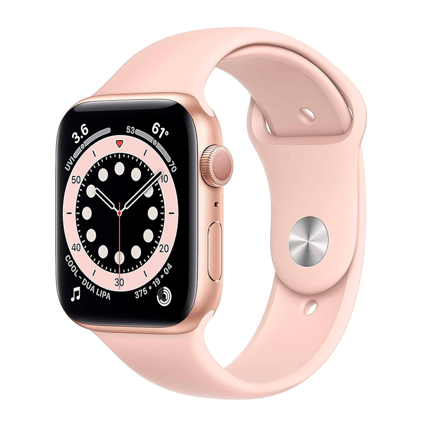Brugt Apple Watch 44mm Aluminium Gps Guld Rigtig God