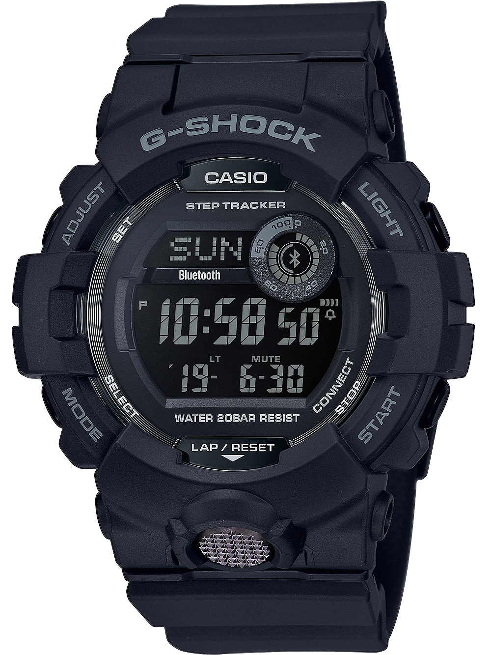 Casio Gbd 800 1ber Herreur Shock Sort Armbåndsur