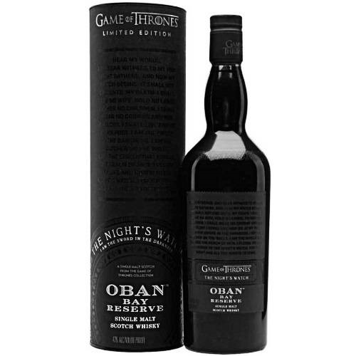 Game Thrones House The Nights Watch Oban Bay Reserve Whisky