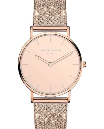 Liebeskind Berlin Dameur Glitrende Pink Guld
