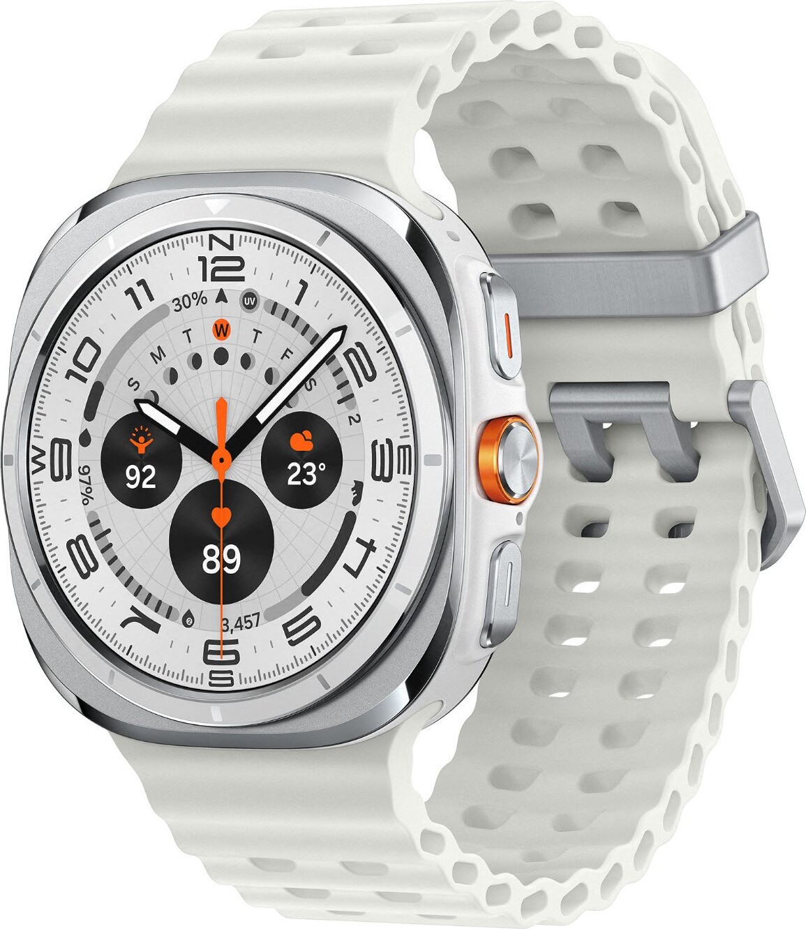 Samsung Galaxy Watch Ultra 2025 Titanium Hvid