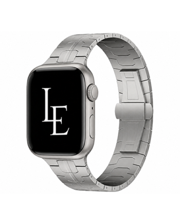 Apple Watch 42mm Empiriamptrade X36 ægte Titanium Rem Sølv