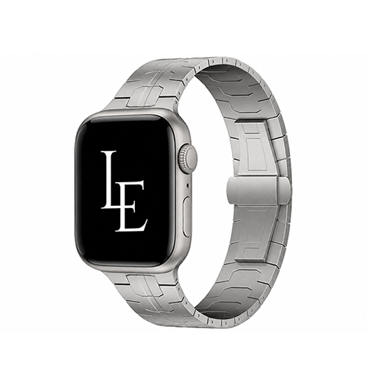 Apple Watch 42mm Empiriamptrade X36 ægte Titanium Rem Sølv