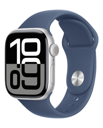 Apple Watch 42mm Silver Alu Case With Sport Band Denim
