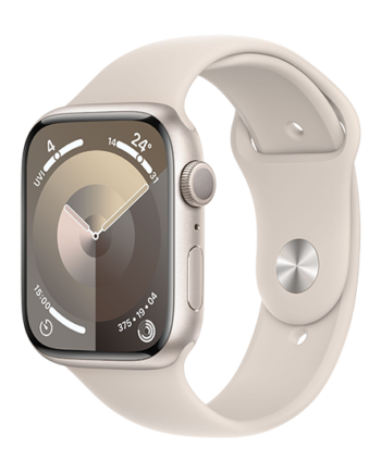 Apple Watch 45mm Aluminium Case With Sport Band Starlight