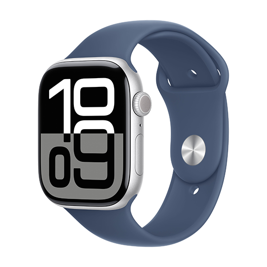 Apple Watch 46mm Aluminium Case With Sport Band Denim