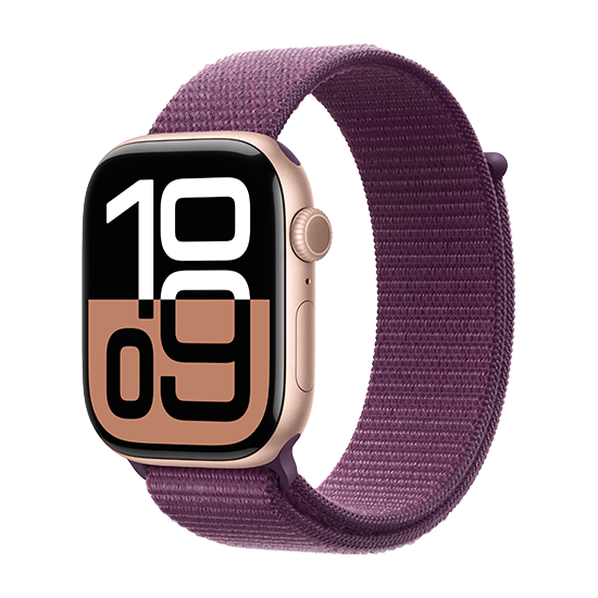 Apple Watch 46mm Aluminium Case With Sport Loop Plum