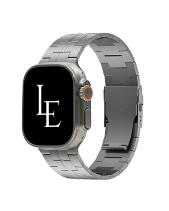 Apple Watch 49mm Empiriamptrade X35 ægte Titanium Rem Grå