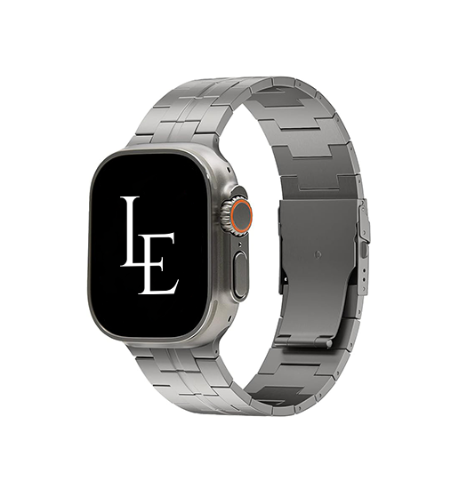 Apple Watch 49mm Empiriamptrade X35 ægte Titanium Rem Grå