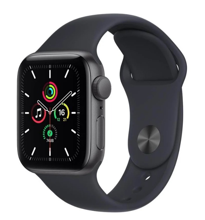 Apple Watch Gps 40mm Space Grey Aluminium Case With Midnight Sport Band Regular