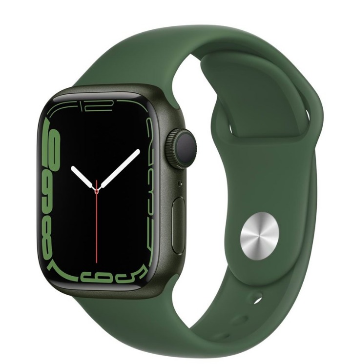 Apple Watch Series Gps 41mm Green Aluminium Case With Clover Sport Band