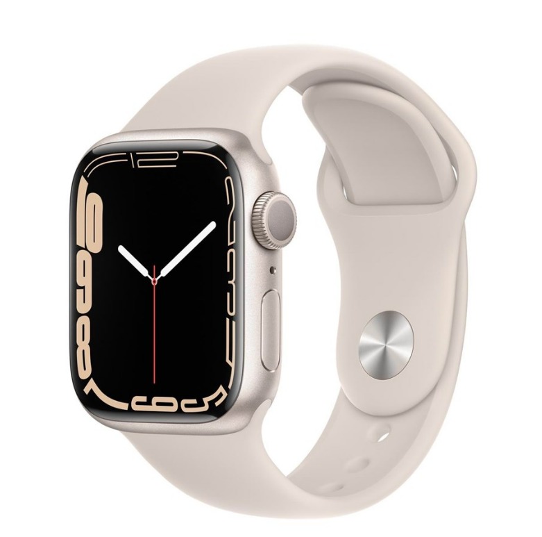 Apple Watch Series Gps 41mm Starlight Aluminium Case With Starlight Sport Band