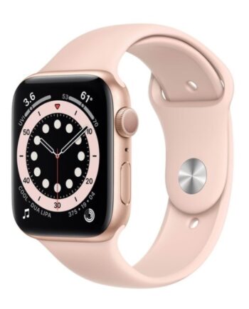 Apple Watch Series Gps 44mm Gold Aluminium Case With Pink Sand Sport Band