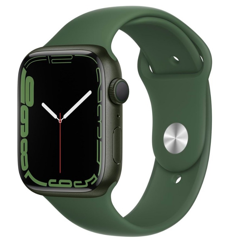 Apple Watch Series Gps 45mm Green Aluminium Case With Clover Sport Band