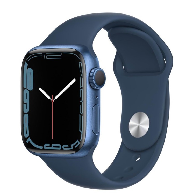 Apple Watch Series Gps Cellular 41mm Blue Aluminium Case With Abyss Blue Sport Band