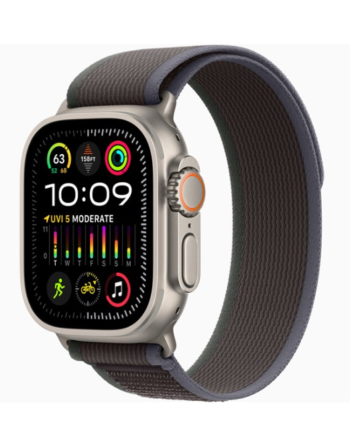Apple Watch Ultra Gps  Cellular 49mm Titanium Case With Blue Black Trail Loop