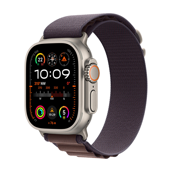 Apple Watch Ultra Lte 49mm Titanium Case With Alpine Loop