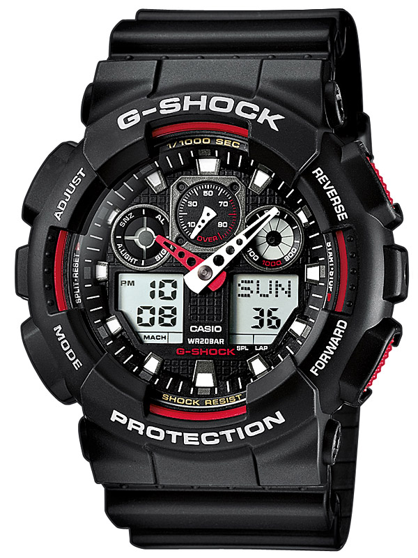 Casio 100 1a4er Herreur Shock Sort