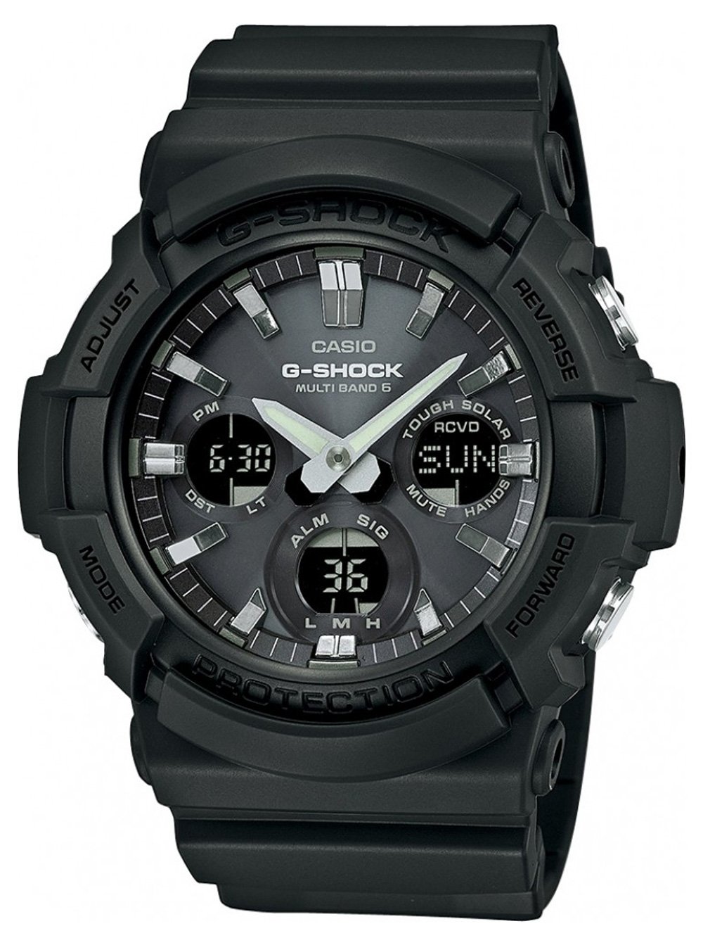 Casio Gaw 100b 1aer Herreur Shock Sort