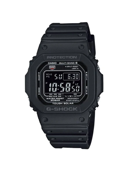Casio Shock M5610u 1ber Herreur Solenergi Radiostyret Sort
