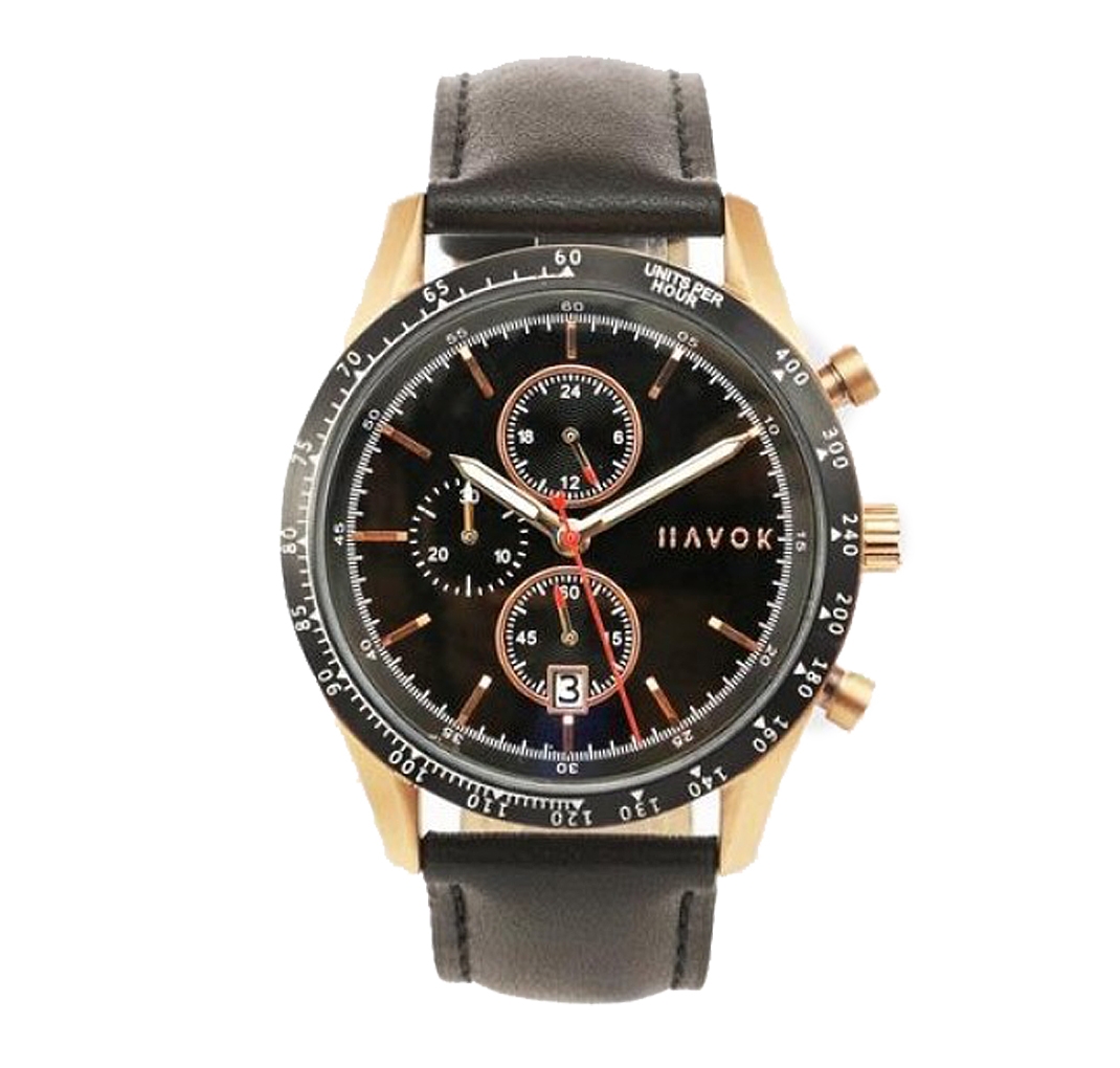 Elliot Havok Racer Cronograf Rosegold Herreur