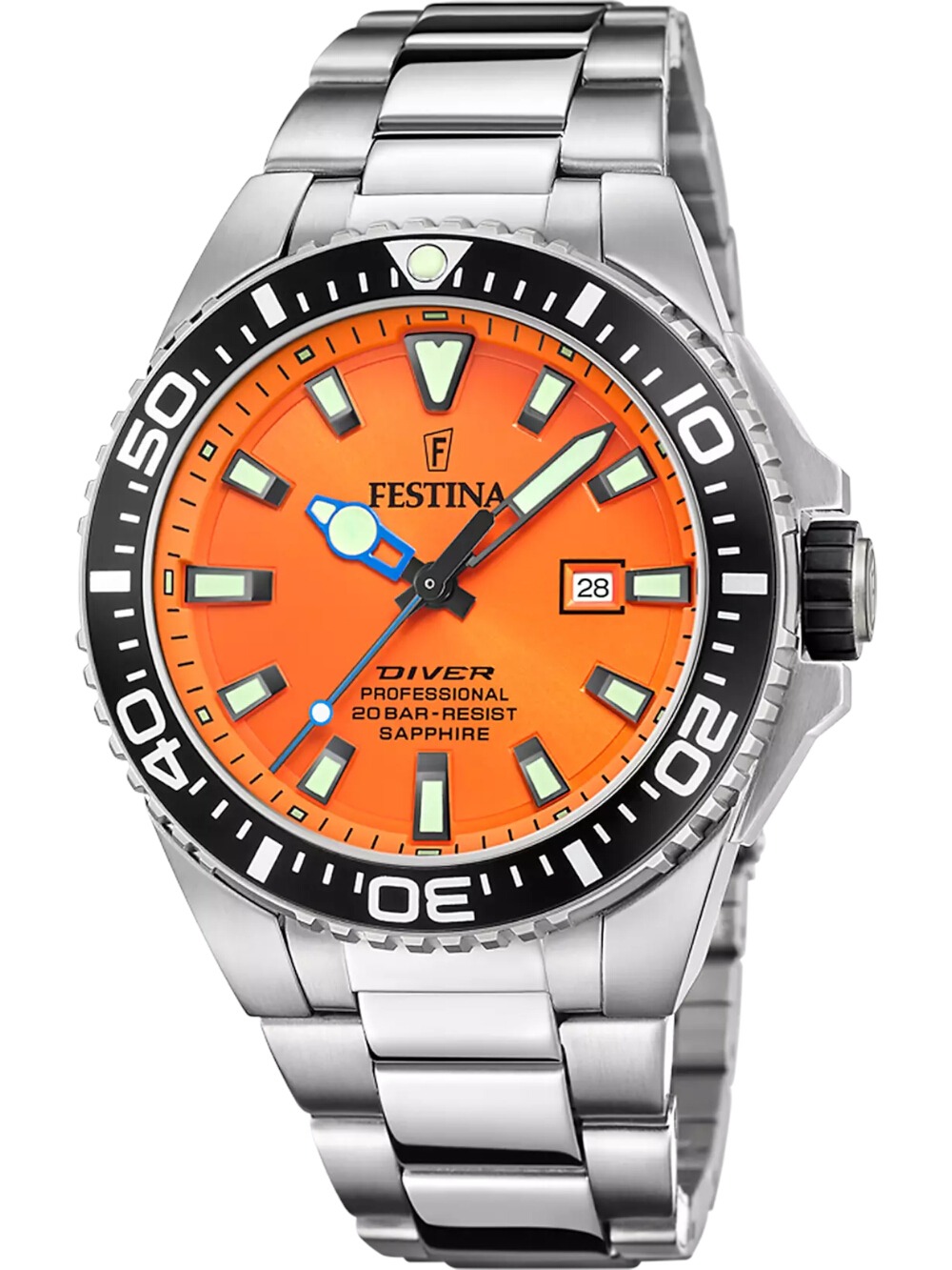 Festina F20663 Herreur Diver Med Safirglas