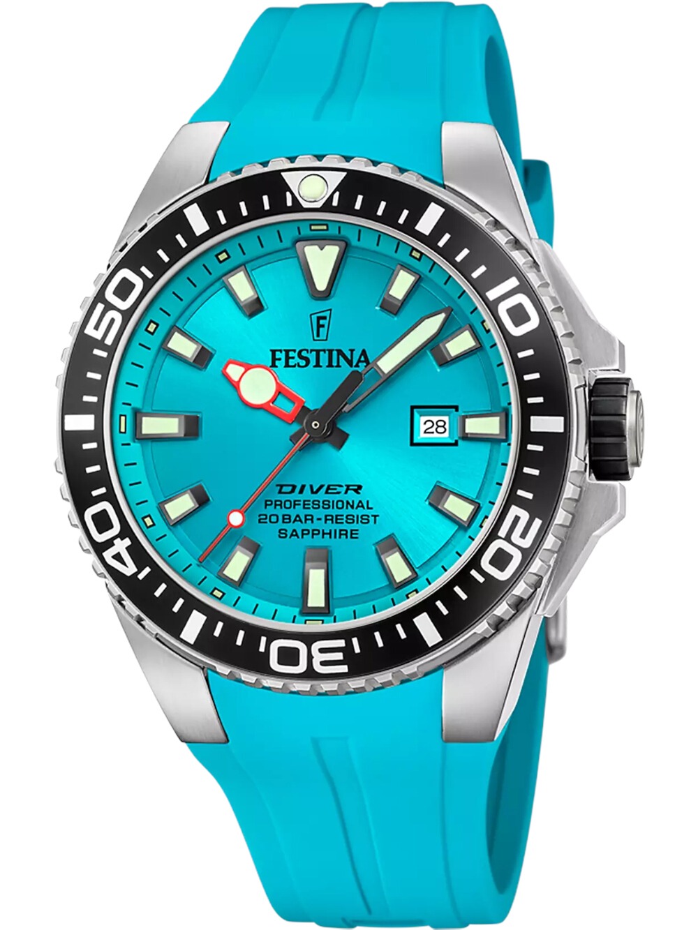 Festina F20664 Herreur Diver Med Silikone Rem