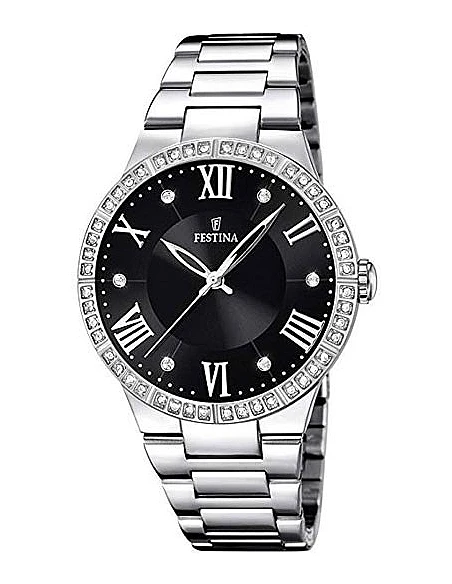 Festina Mademoiselle F16719 Dameur Rustfrit Stål Sort