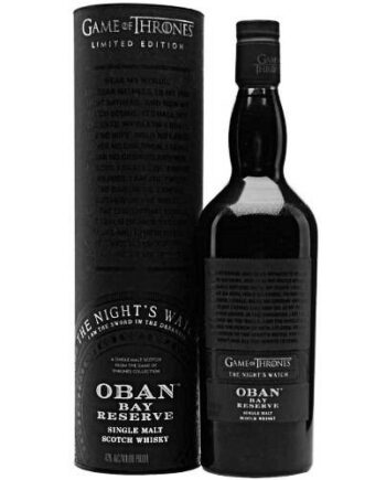 Game Thrones House The Nights Watch Oban Bay Reserve Whisky