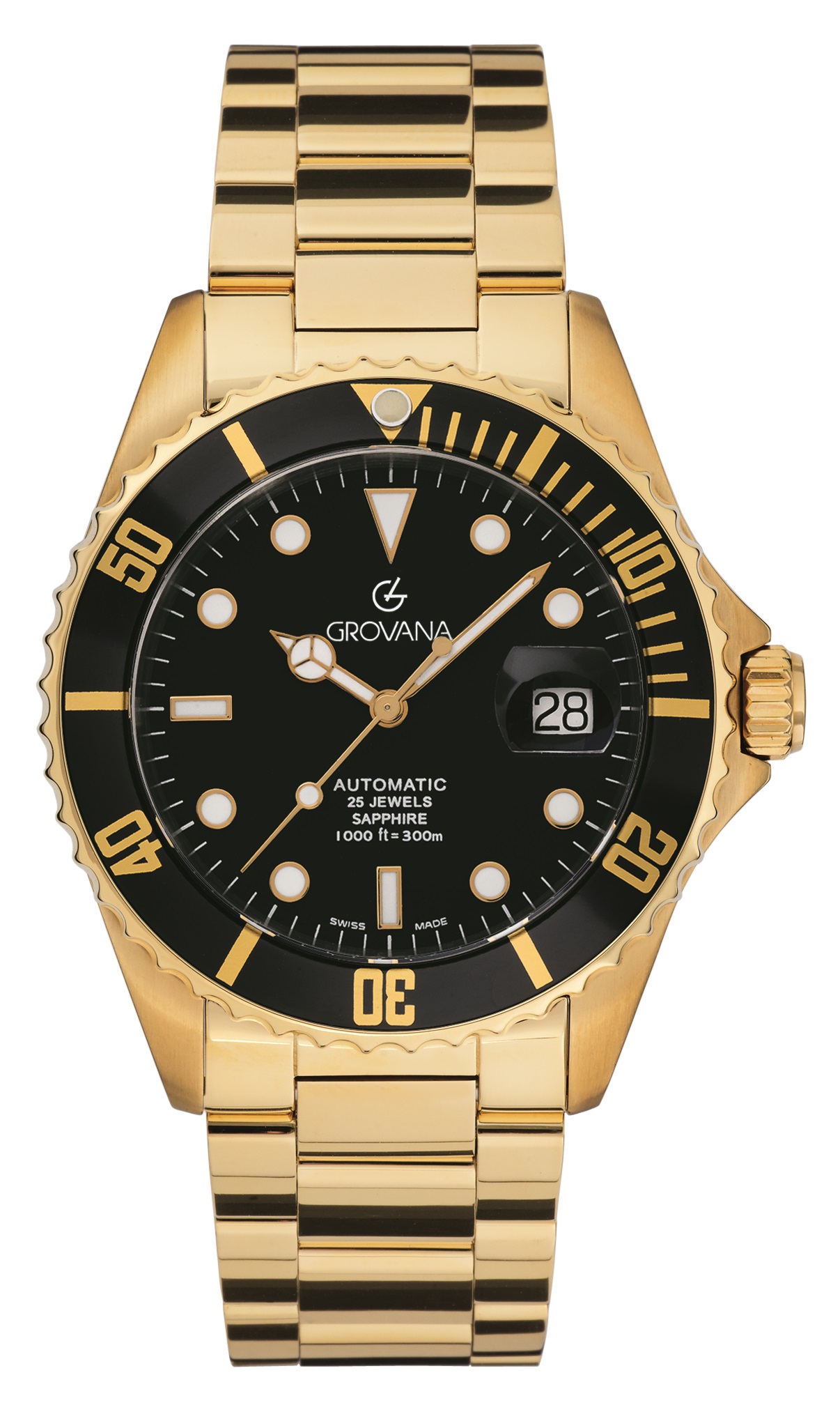Grovana Key West Ocean Diver Gold Herreur